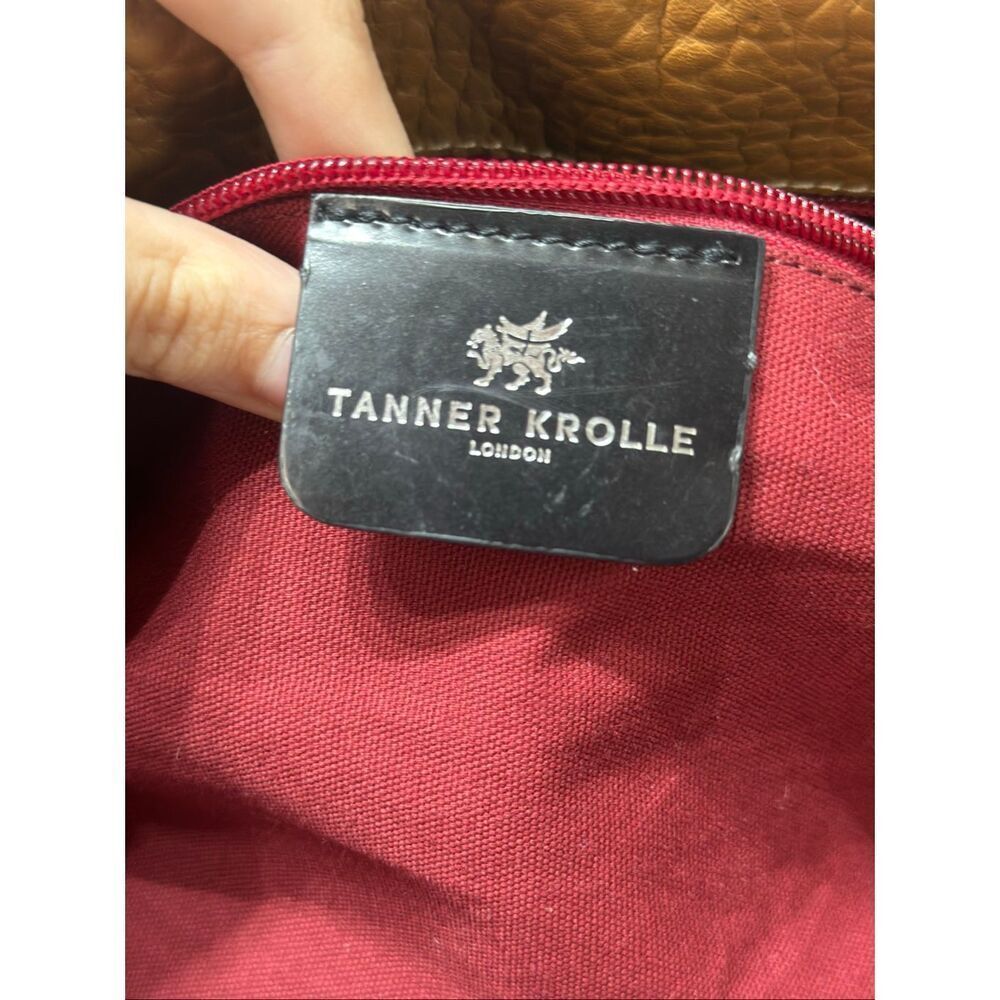 Vintage Tanner Krolle London 100% Leather Shoulder Handbag - Picture 4 of 6